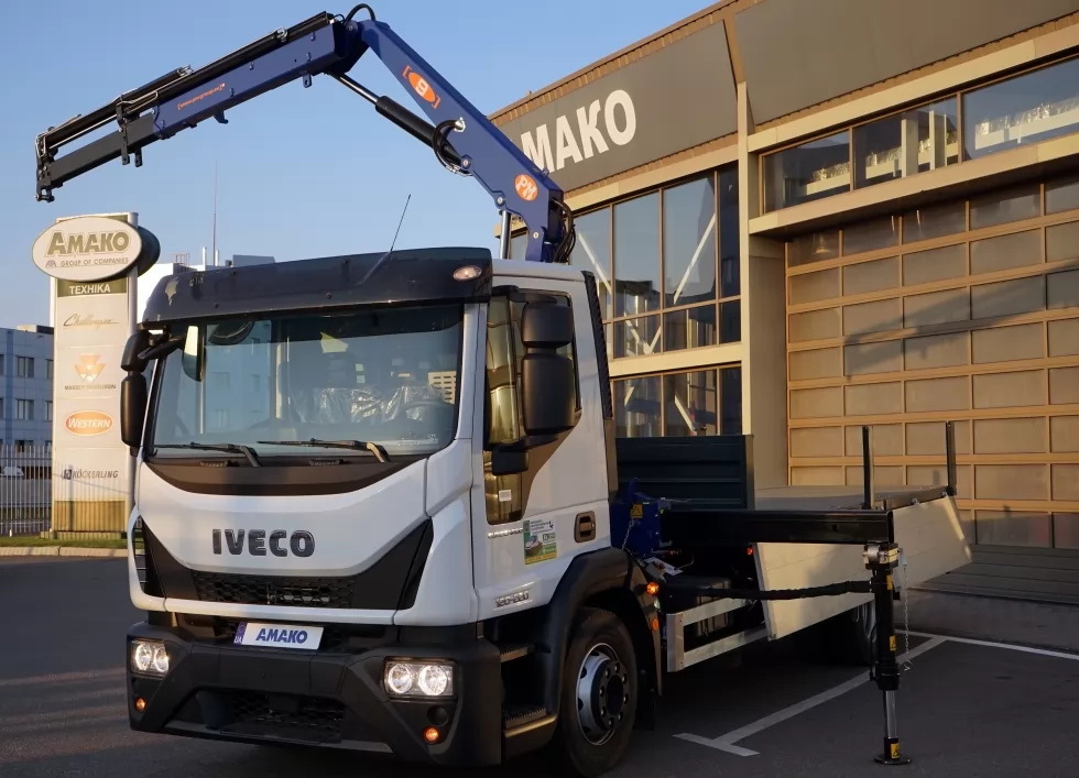  Предприятие Укрэнерго Западная Энергосистема получило бортовой автомобиль с КМУ PM 9024, фото 5