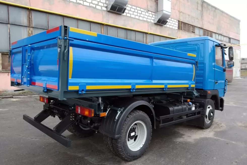 самосвал с одинарными бортами &mdash; до 5,35(5,9)