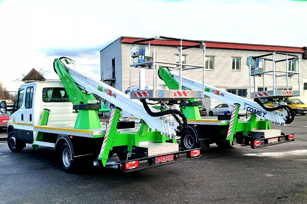 iveco автогидроподъемники comet 18 м