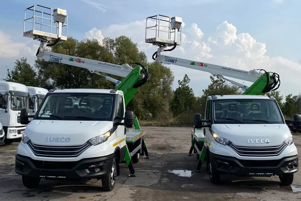 Готовится к отгрузке партия самых популярных автовышек на IVECO Daily, фото 11