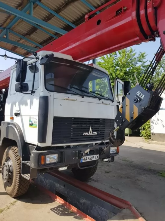 Проведено сервисное обслуживание автокрана Palfinger Sany 25 т, фото 1