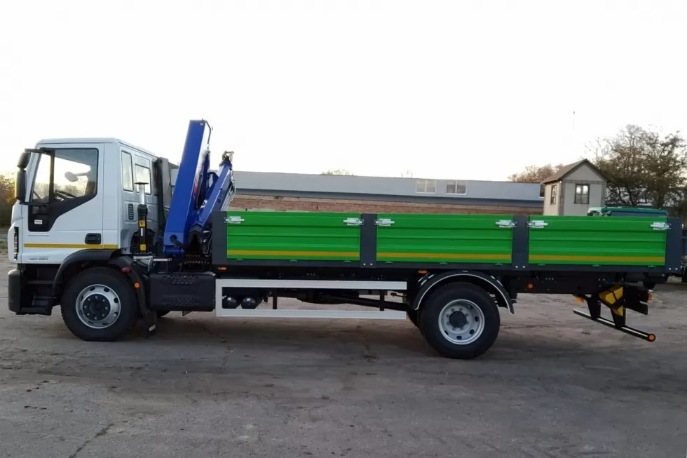 бортовые платформы на базе iveco с кму pm