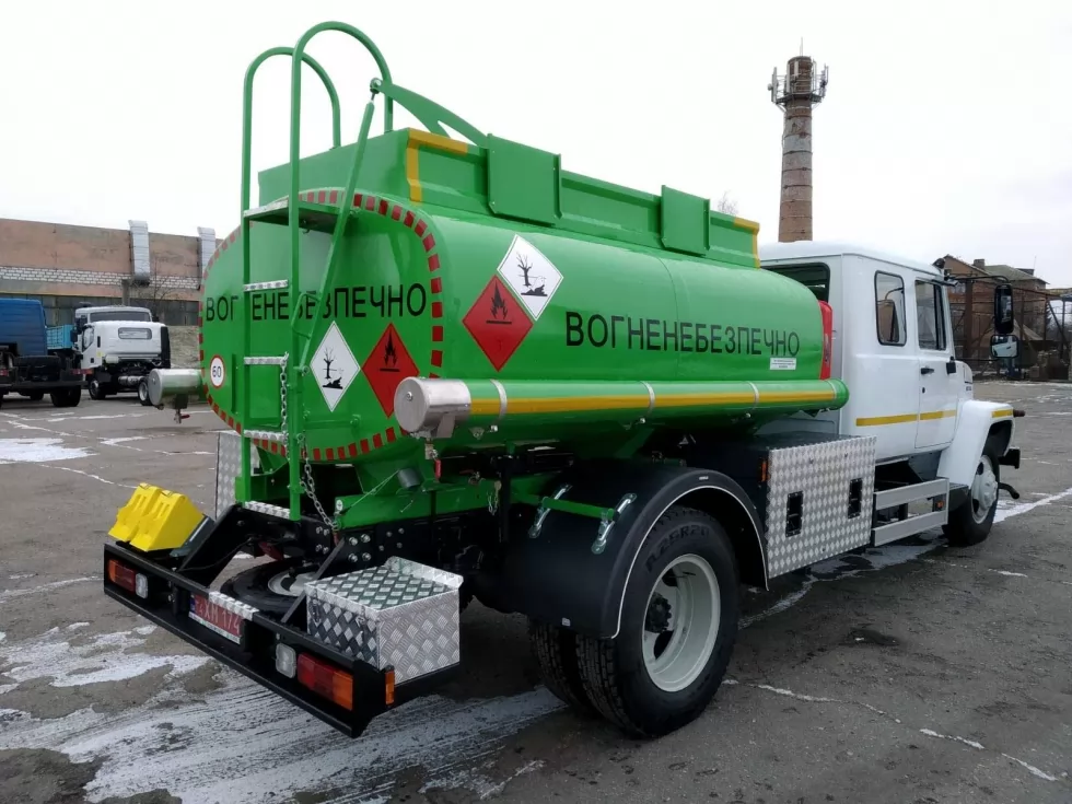 Новый автотопливозаправщик Техкомплект на базе ГАЗ-33098 (БЕЛАВА 1500) с двурядной кабиной, фото 5