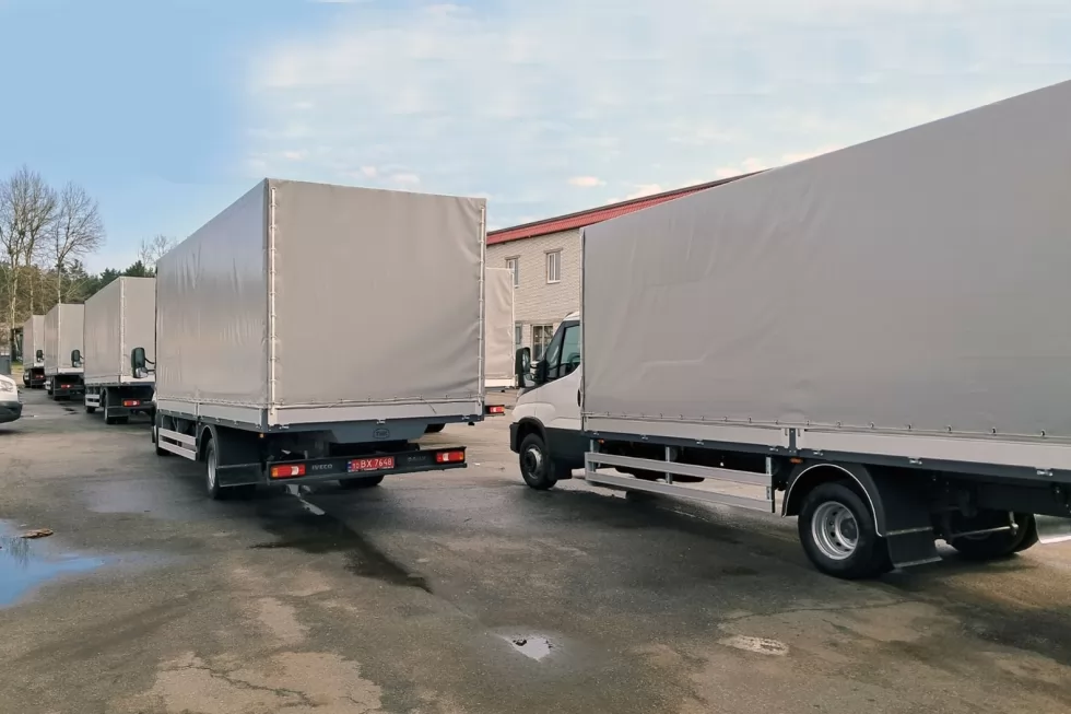 Готовится к отгрузке партия бортовых платформ на IVECO, фото 10