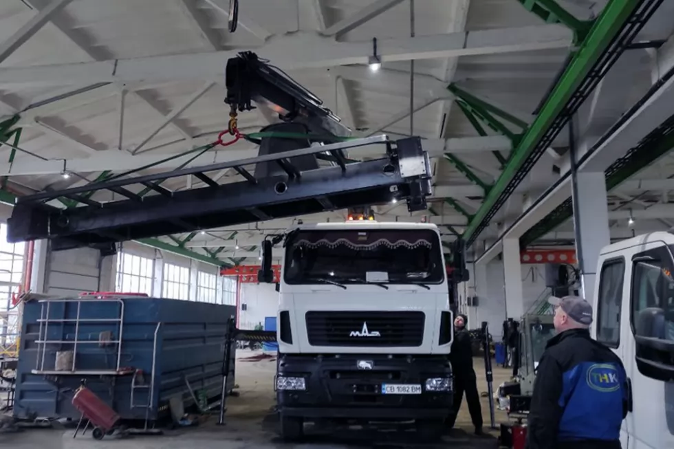 В сервисном центре Техкомплект выполнены работы по восстановлению КМУ HIAB, фото 8