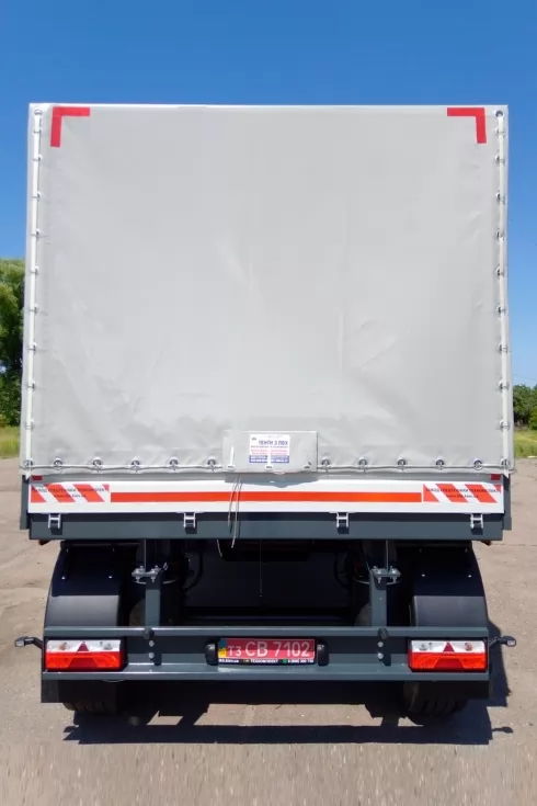 Готовится к отгрузке автопоезд на базе FORD Trucks и прицепа собственного производства Техкомплект, фото 20