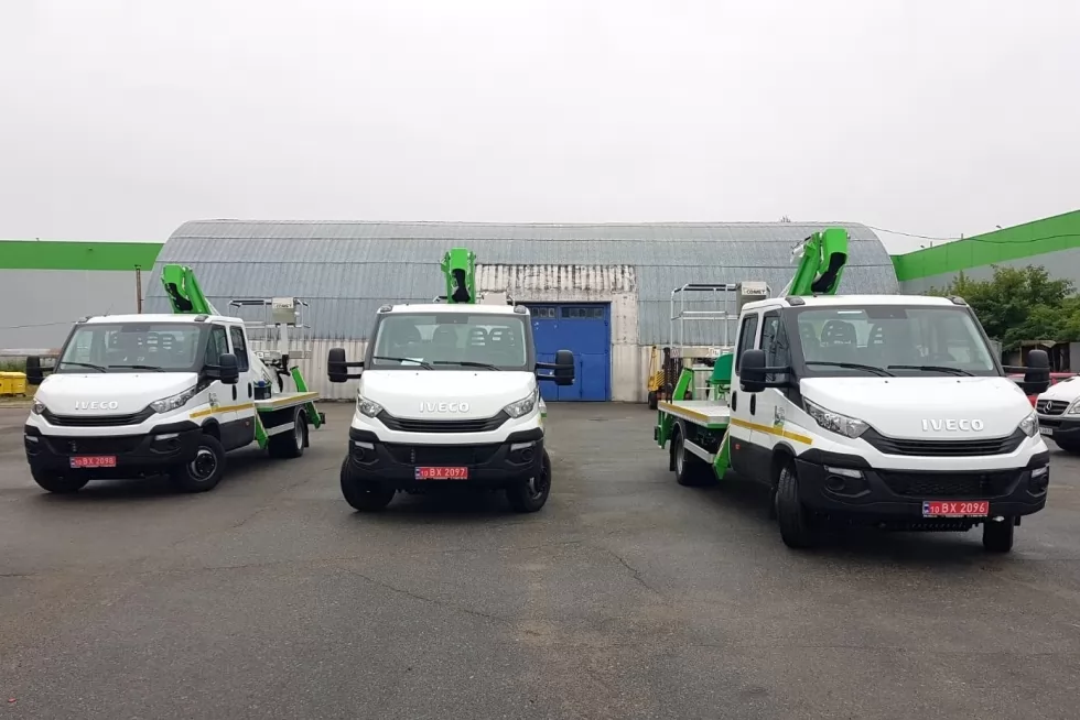 У Львовоблэнерго - еще 3 новых автовышки Comet 18 м на базе IVECO Daily Dual Cab, фото 3