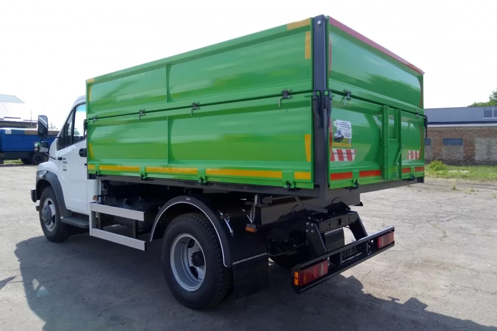 Изготовлен самосвал с надставными бортами на базе HDC, фото 4