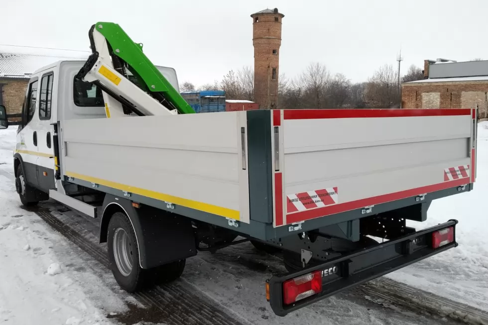 установка крана манипулятора