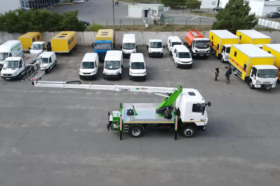 ЧП Львовэлектросервис - владелец новой автовышки Comet 21 м на базе МАЗ-4371, фото 14