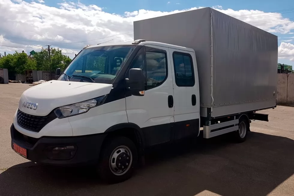 бортовой автомобиль iveco daily dual cab