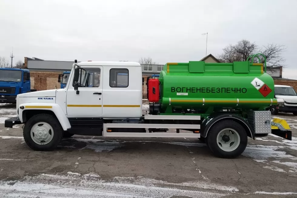 Новый автотопливозаправщик Техкомплект на базе ГАЗ-33098 (БЕЛАВА 1500) с двурядной кабиной, фото 8