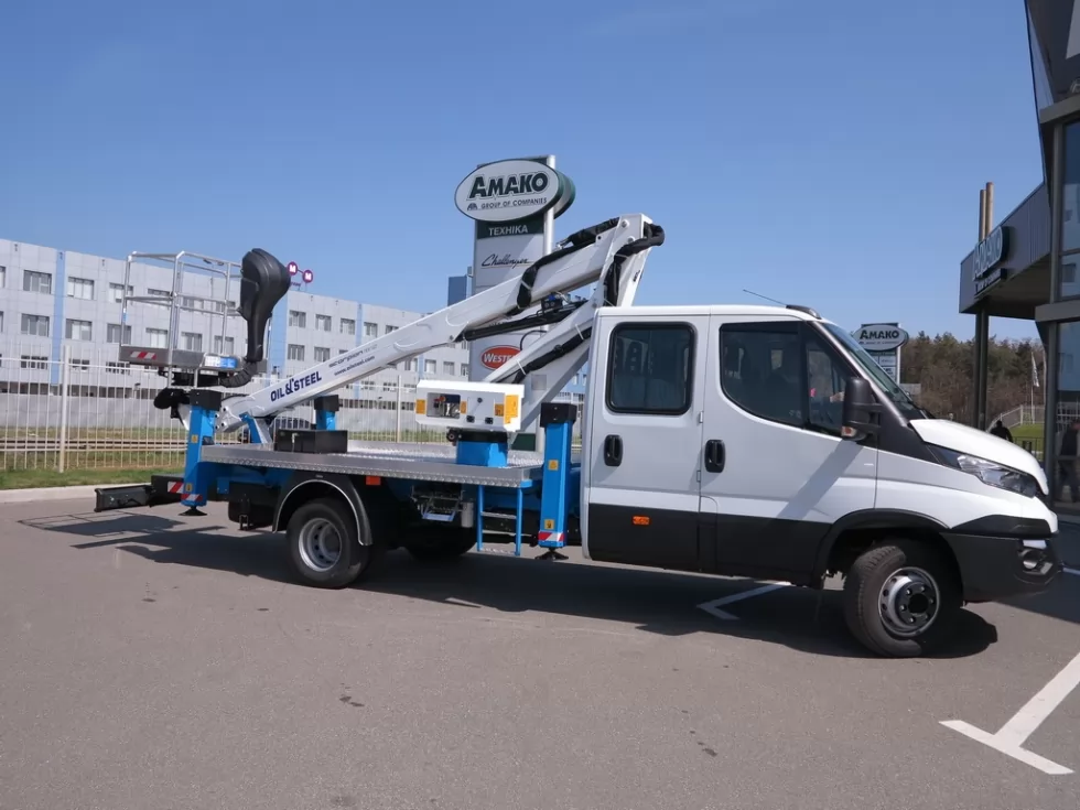 Автогидроподъемник IVECO: уникальное решение от Техкомплект (видео), фото 13