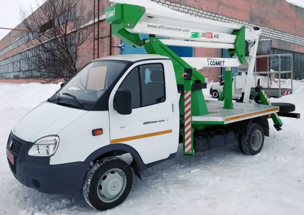 В край виноделов отправилась итальянская автовышка COMET 20 | 2 | 10 HQ JIB на базе ГАЗ-330202 Газель, фото 9