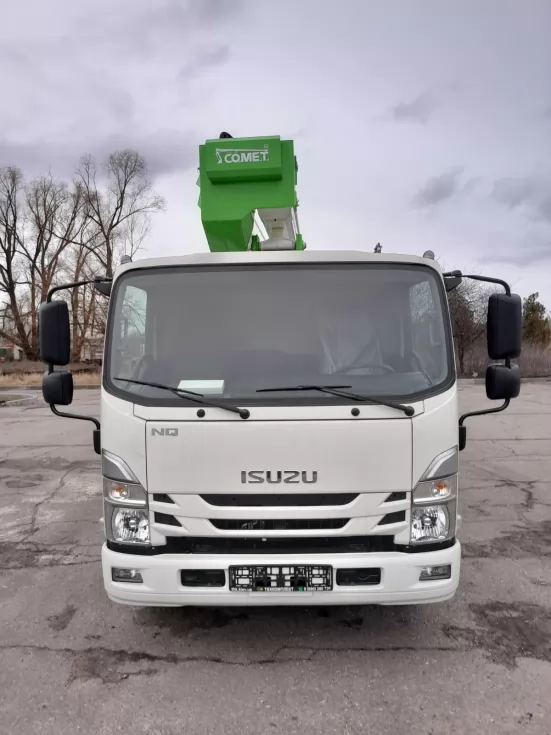 Изготовили автовышку с гуськом на базе ISUZU NQR 90, фото 8