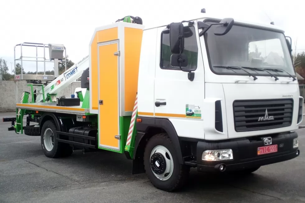 автовышка comet на маз 4371