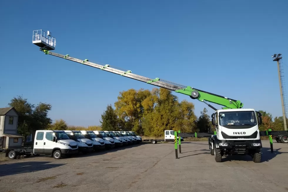Киевэнерго приобрел 30-метровую автовышку SKYMAN DS00 на базе IVECO Eurocargo, фото 11