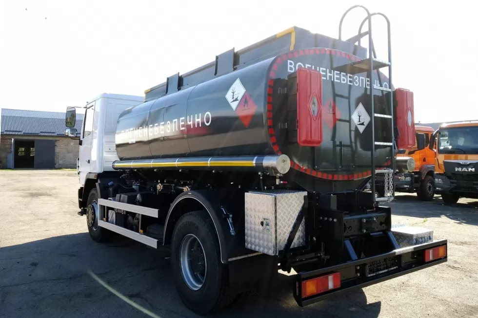 Компания УкрЕвроМАЗ приобрела для своего покупателя новый автотопливозаправщик МАЗ-5340 ATZ-10,5, фото 10