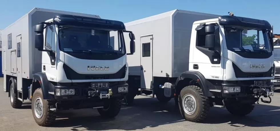 Для служб Полтаваоблэнерго изготовлено два новых бригадных автомобиля на IVECO EUROCARGO ML 110 4Х4, фото 9