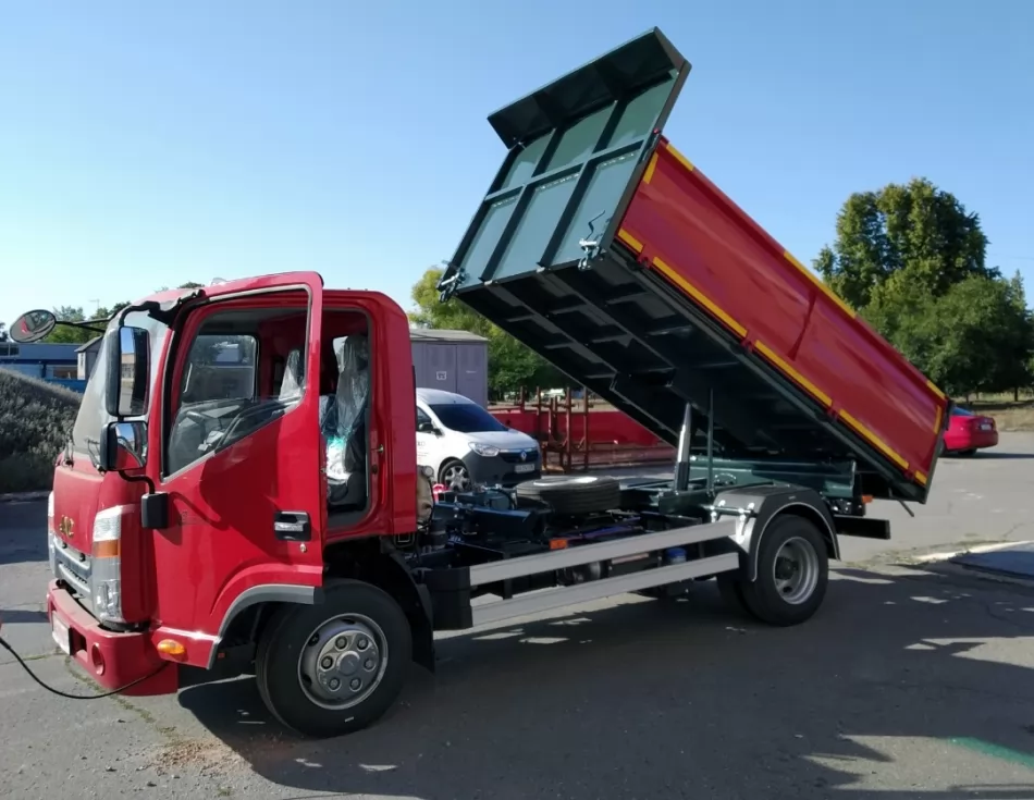 АГСОЛКО УКРАИНА и ТЕХКОМПЛЕКТ собрали первый самосвал на шасси JAC, фото 11