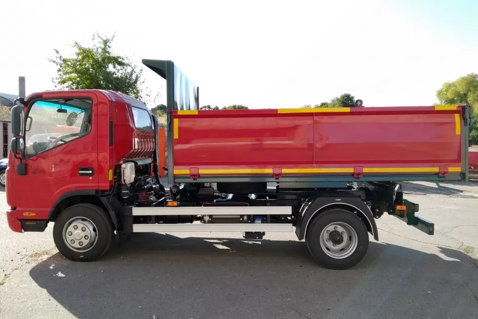 АГСОЛКО УКРАИНА и ТЕХКОМПЛЕКТ собрали первый самосвал на шасси JAC, фото 4