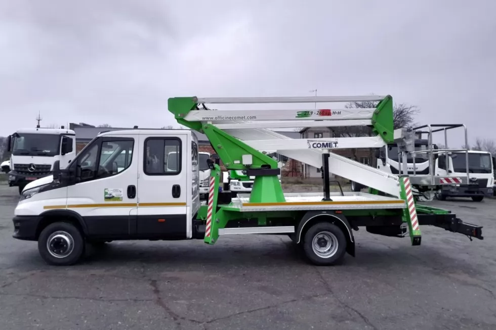 Собрана новая автовышка COMET 21 | 2 | 9 HQ с комбинированной стрелой, фото 9