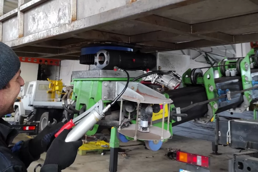 В СЦ Техкомплект взяли на техобслуживание 34-метровый автогидроподъемник SKYMAN, фото 7