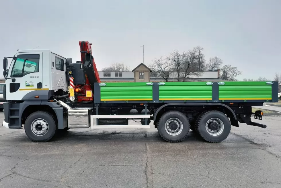 Для аварийно-спасательных служб Донецкой области изготовлен новый бортовой автомобиль с краном-манипулятором, фото 8