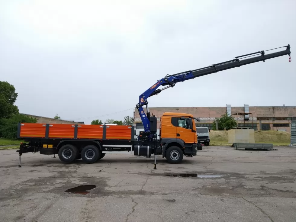 ГК АВТОСТРАДА - владелец шести бортовых платформ с КМУ PM 47.5 на базе MAN TGS 33.440, фото 5