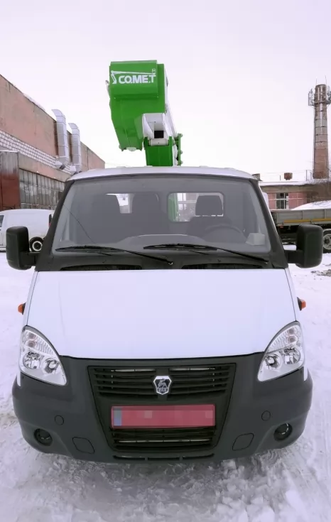 В край виноделов отправилась итальянская автовышка COMET 20 | 2 | 10 HQ JIB на базе ГАЗ-330202 Газель, фото 3