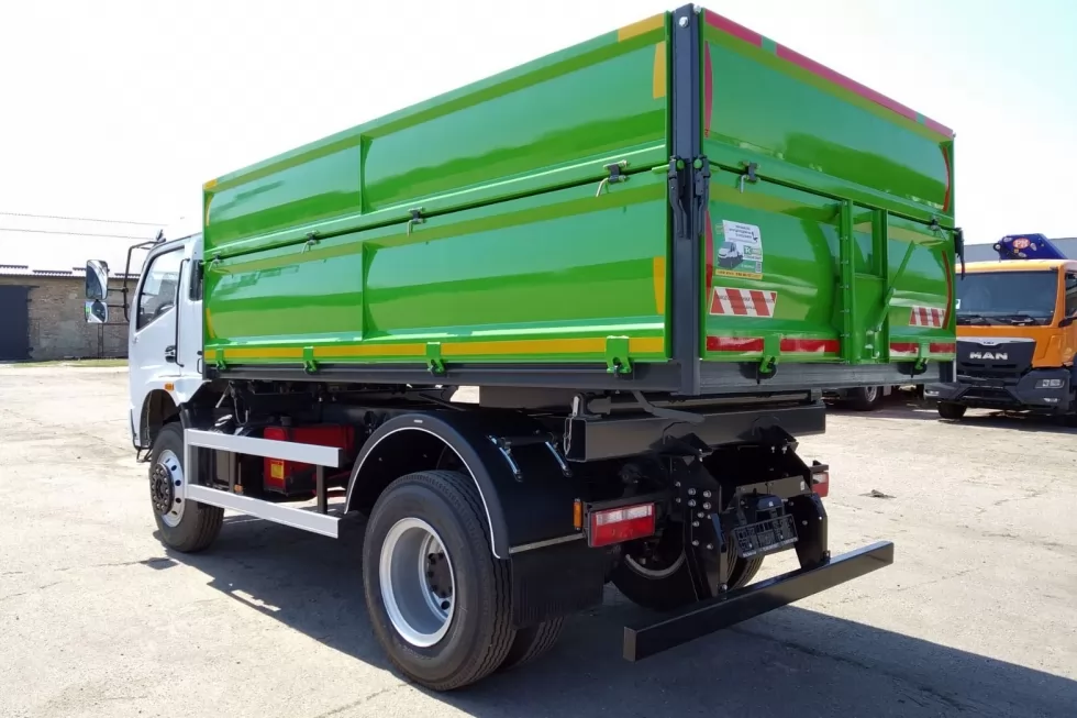 Китайское шасси DONGFENG EQ3165 и самосвальный кузов от Техкомплект - сделали самосвал с г/п 6,5 тонн!, фото 10