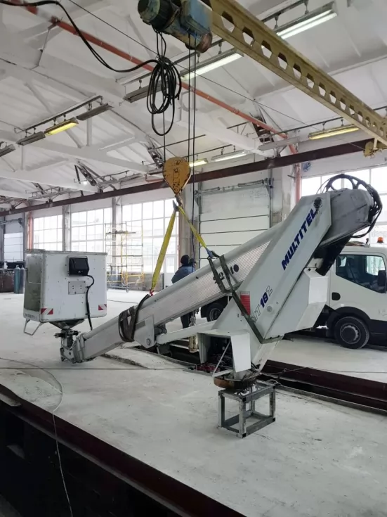 Успешно отремонтирована 18-метровая автовышка Multitel MT 182, фото 18