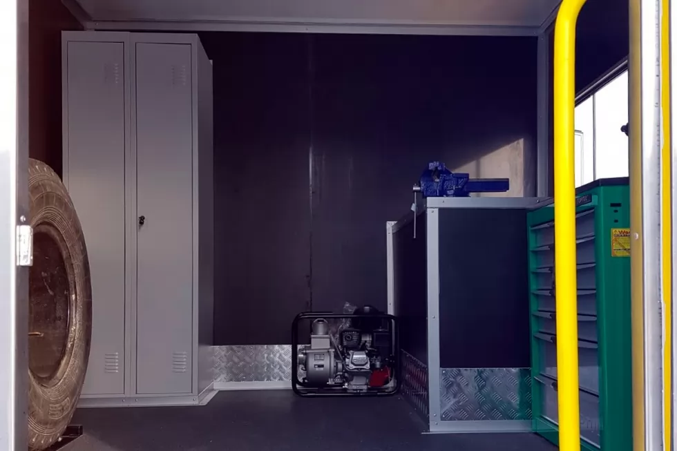 оснащение технологического отсека в АРМ