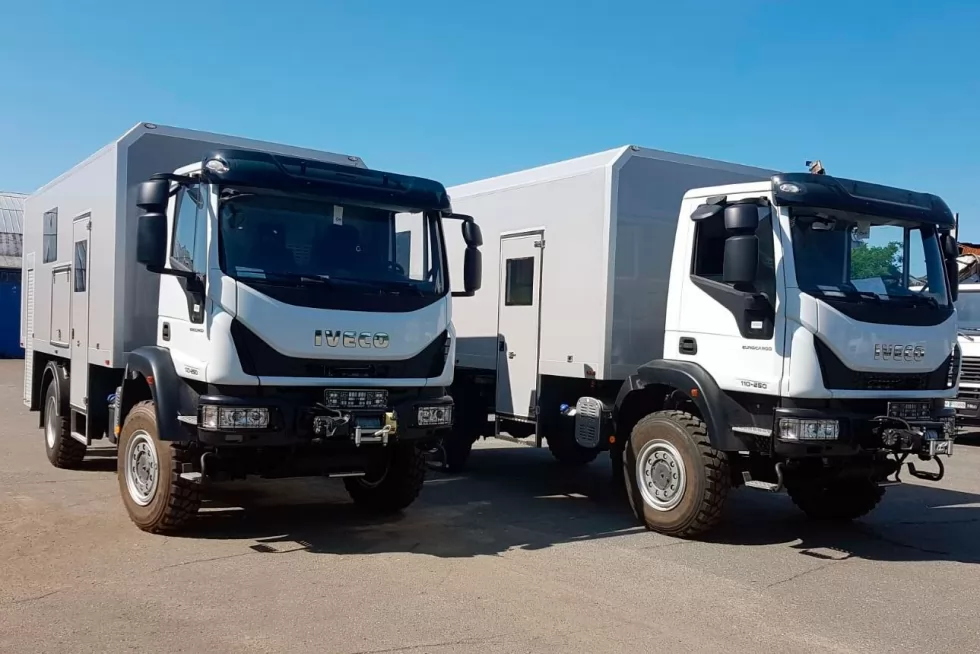 Изготовлено 2 бригадных автомобиля на базе IVECO Eurocargo ML110 4x4, фото 2