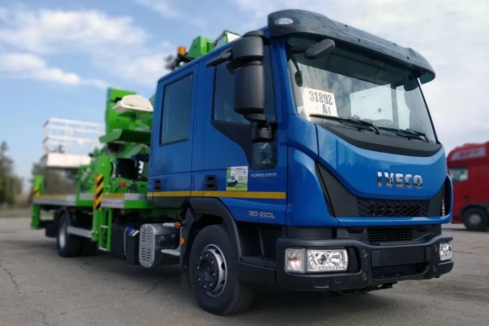 Техкомплект собрал 34-метровый автогидроподъемник DASAN для Харьковзеленстрой, фото 7