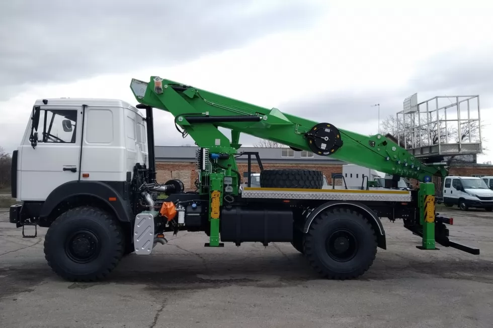 продажа автовышек на базе маз