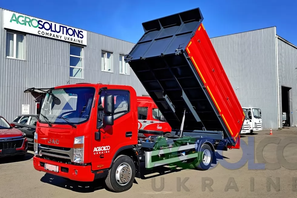 Изготовлен самосвал с надставными бортами на базе JAC N82, фото 17