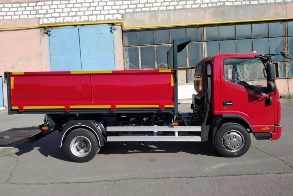 АГСОЛКО УКРАИНА и ТЕХКОМПЛЕКТ собрали первый самосвал на шасси JAC, фото 9