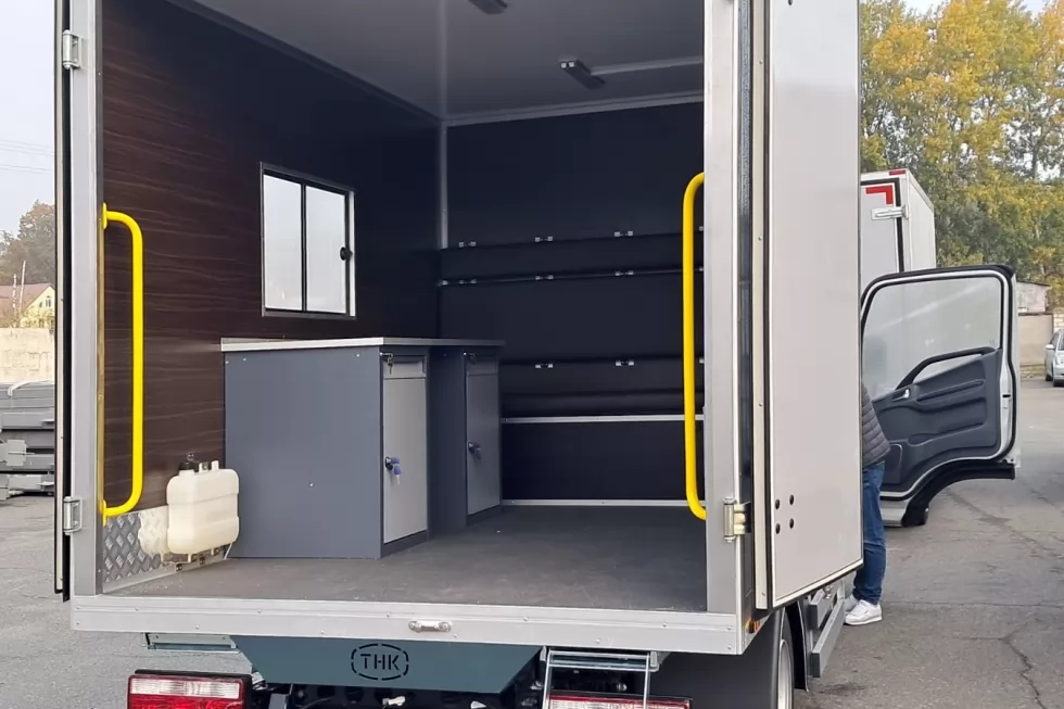 Отгружена партия бригадных автомобилей на базе JAC N56DC, фото 6