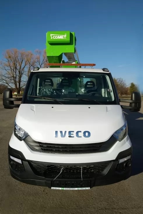 В Украине собран 28-метровый автогидроподъемник COMET с надрамником из суперпрочной стали Strenx 700, фото 7