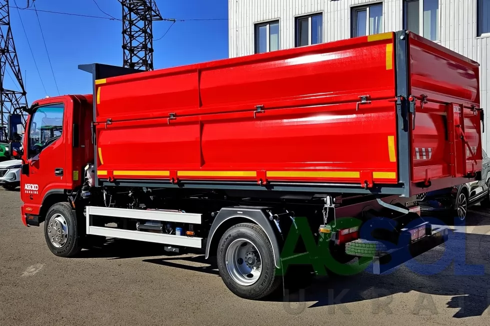 Изготовлен самосвал с надставными бортами на базе JAC N82, фото 6