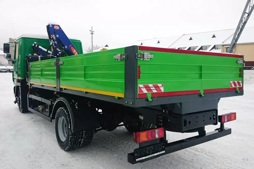 В корпорацию Закарпатьеоблэнерго отправился работать новый бортовой автомобиль МАЗ с КМУ PM, фото 5