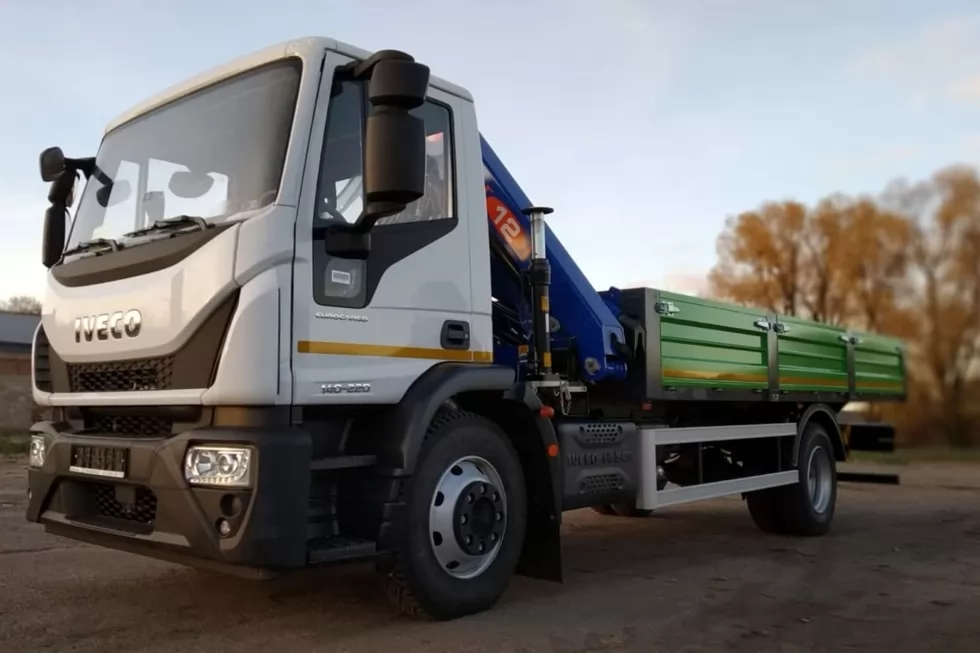 бортовой iveco eurocargo + кму