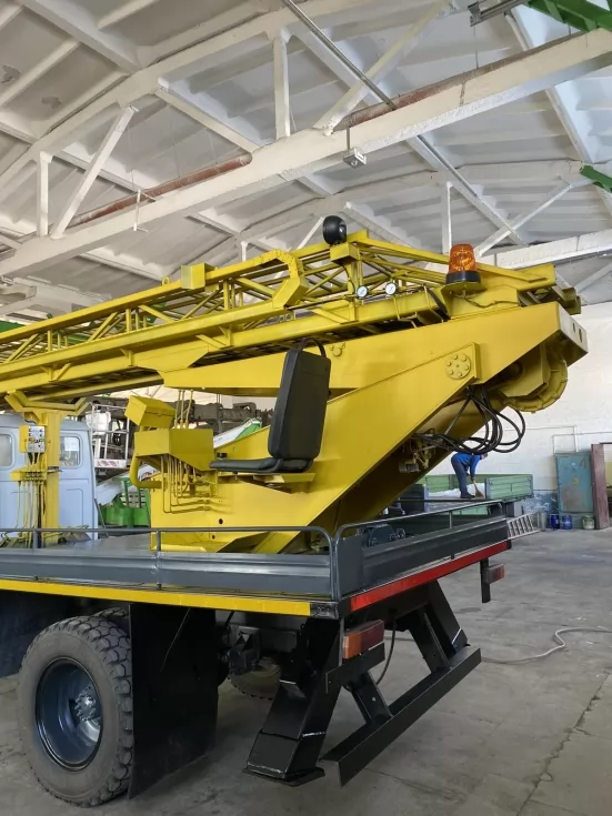 Выполнен очередной капремонт старой автовышки АП-17, фото 9