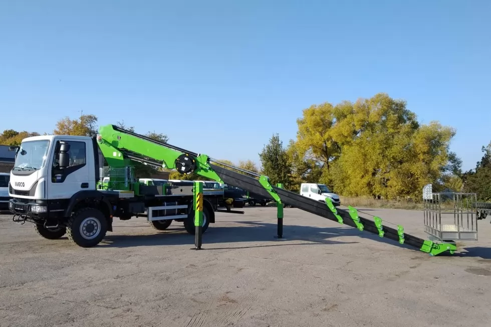 продажа автовышек dasan на базе iveco