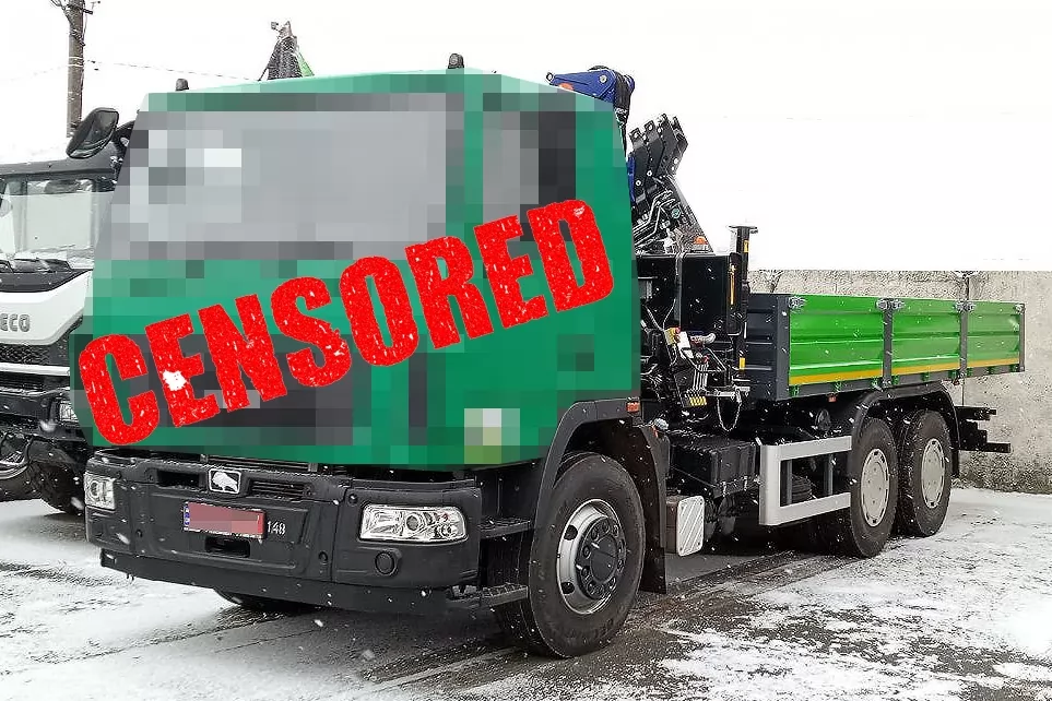 В Киевской области будет работать бортовая платформа на МАЗ-6312 с краном-манипулятором PM 12 Classic, фото 7