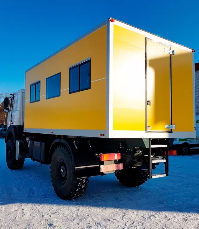 Изготовлен новый вахтовый автобус на базе МАЗ-5316 4х4, фото 6