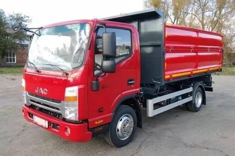 Изготовлен самосвал с надставными бортами на базе JAC N82