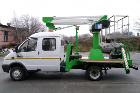 Комбинированные 14-метровые автовышки Comet набирают популярность среди украинских покупателей