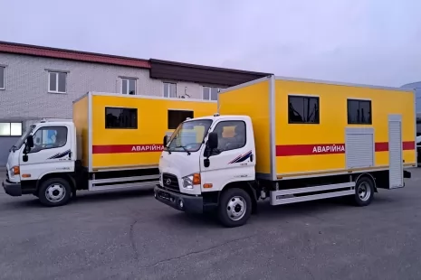 Для восстановления Донецкой области сделано 2 новых аварийно-ремонтных автомобиля